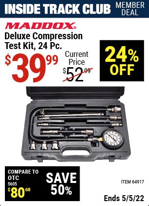 harbor freight compression tester coupon|most accurate compression tester.